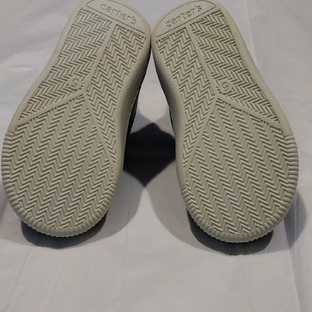 Carter's Charming And Adorable Black and Gray Kids High Top Sneakers - Picture 4 of 4